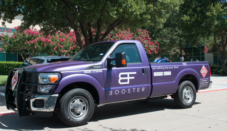 Booster Delivers Gas to Your Car While You Work