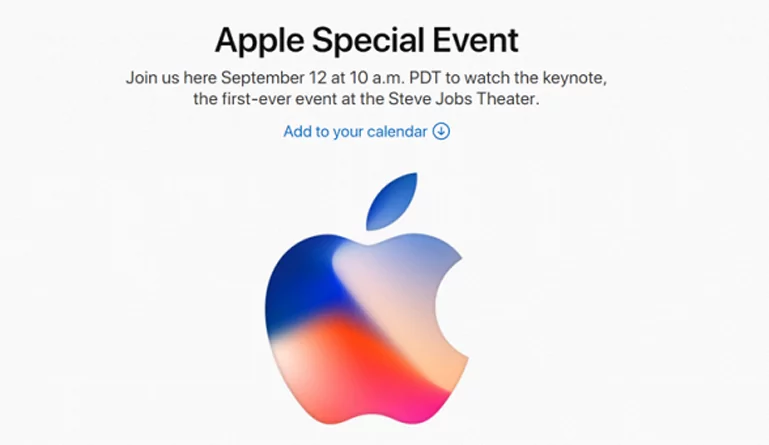 The Press Is Invited to Apple's iPhone 8 Event on September 12