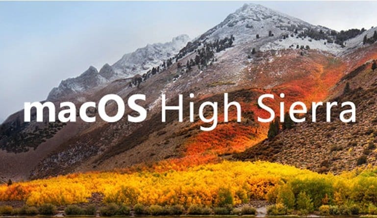 Now Available MacOS High Sierra