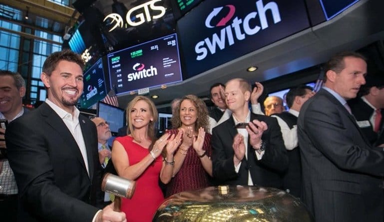 Switch Goes Public Finishes 22