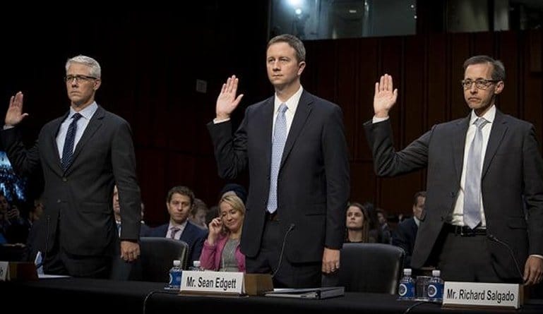 Executives from Facebook Twitter and Google Given No Mercy in Washington