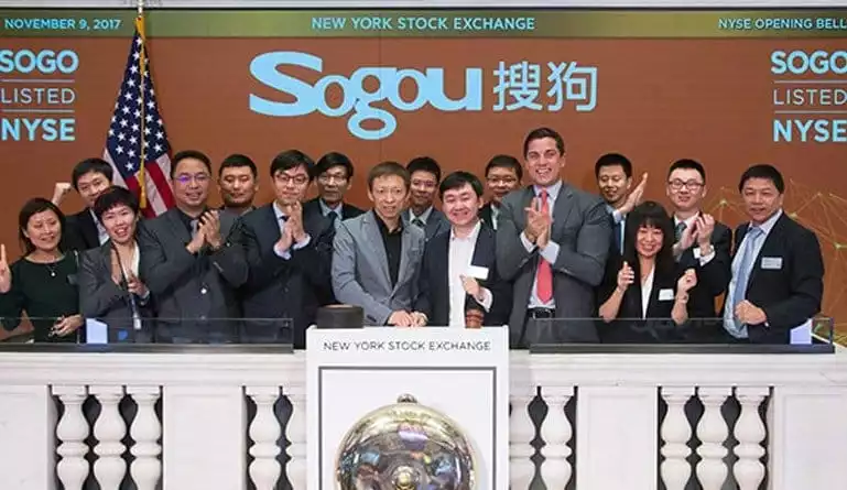 Tencent Backed Chinese Search Engine Sogou Debuts on NYS