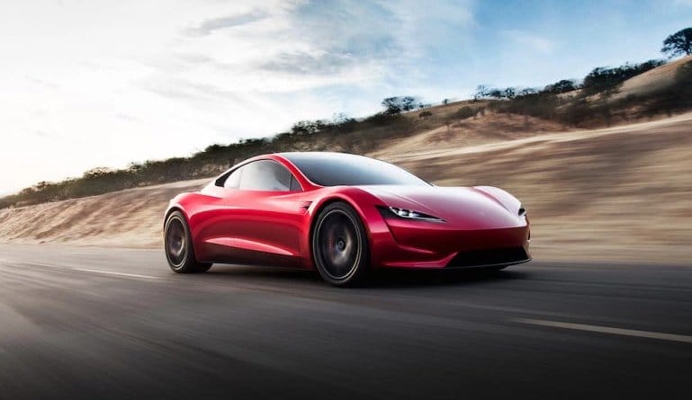 Tesla Shows Off New Roadster