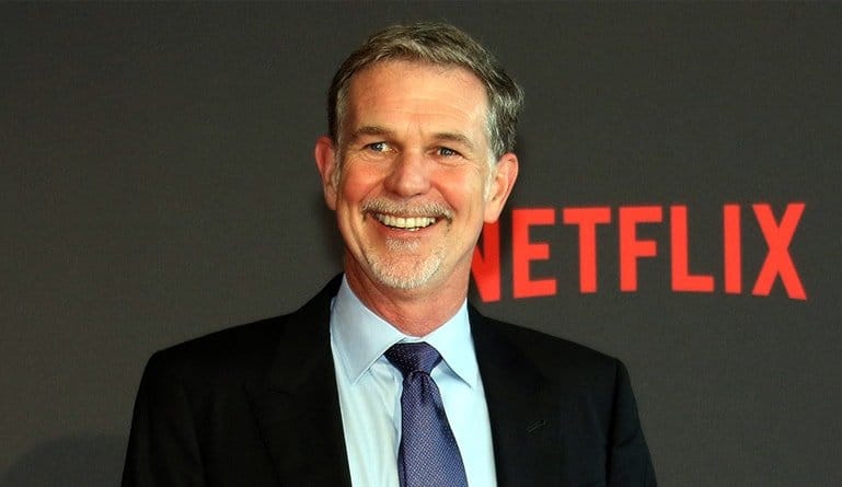 Netflix CEO Reed Hastings Gets 28.7 Million in Stock Options for 2018