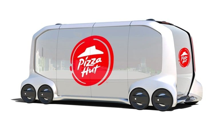 Pizza Hut and Toyota Team Up for Self-Driving Delivery