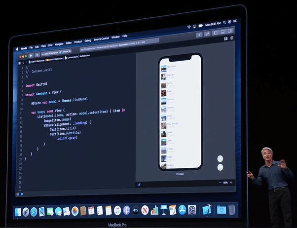 SwiftUI makes coding faster