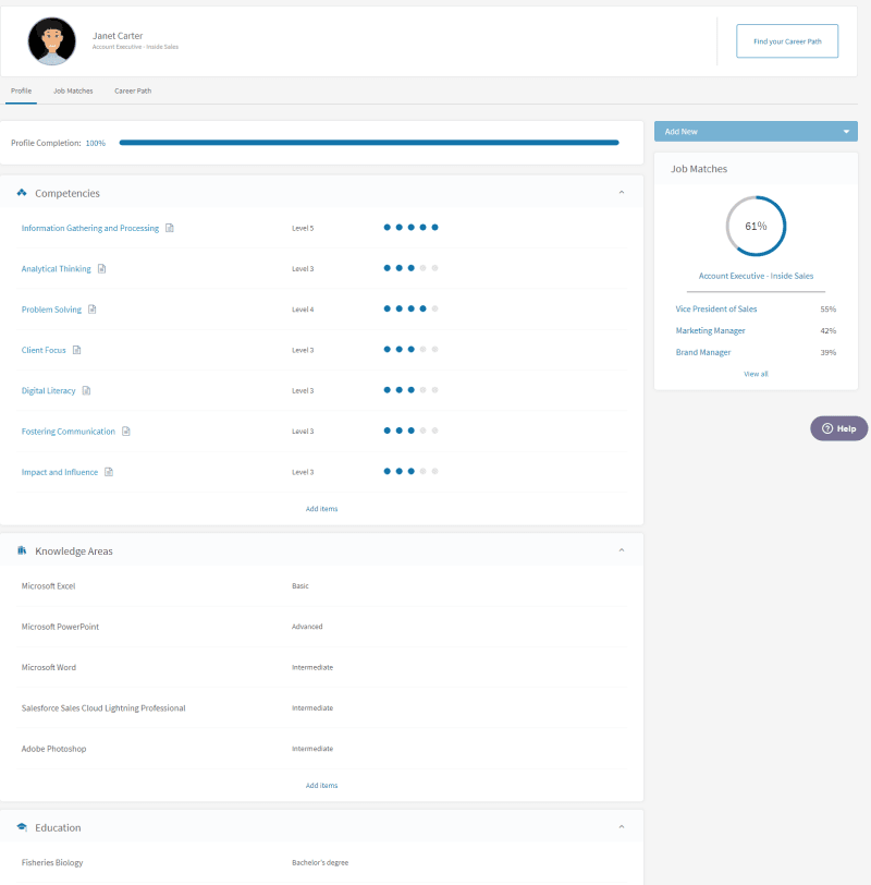 Career Pathing Program