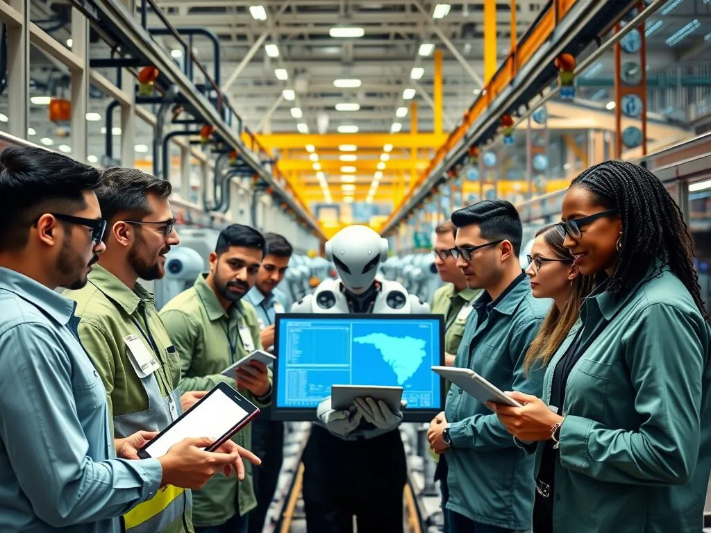 Beyond the Assembly Line: How AI and Automation Are Reengineering Manufacturing’s Workforce in 2025