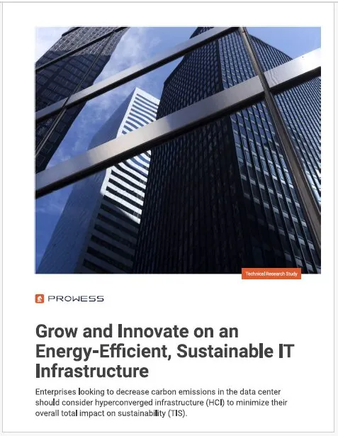 Grow and Innovate on an Energy-Efficient, Sustainable IT Infrastructure
