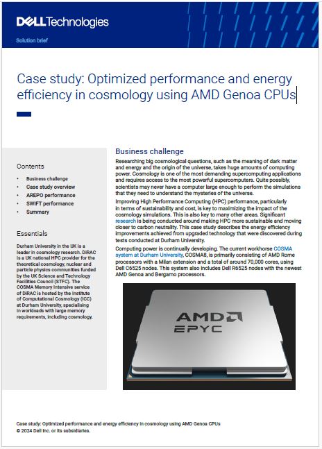 Optimized performance and energy efficiency in cosmology using AMD Genoa CPUs